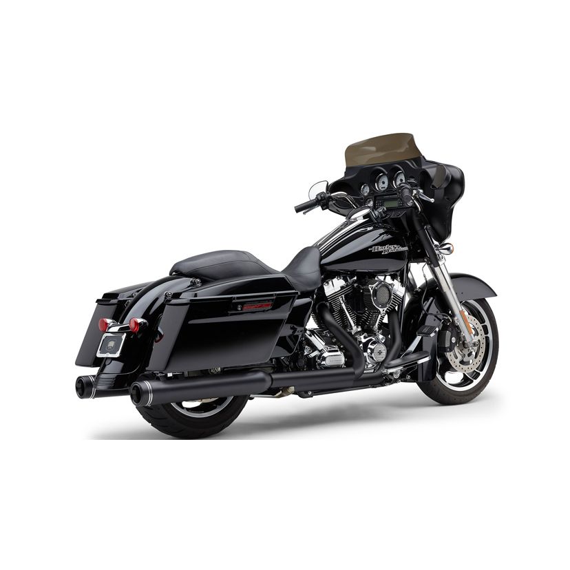 4" Groove Tip Slip On Black Flh/Flt 95 16