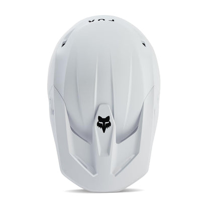 Fox Racing V1 MOTOCROSS HELMET, MATTE WHITE, Small