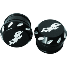 DragonFire Racing Billet Tube Endcap 1.5 in . - Black Anodized