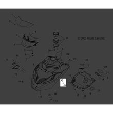 Polaris Snowmobile Wire Clip, Genuine OEM Part 7670134, Qty 1