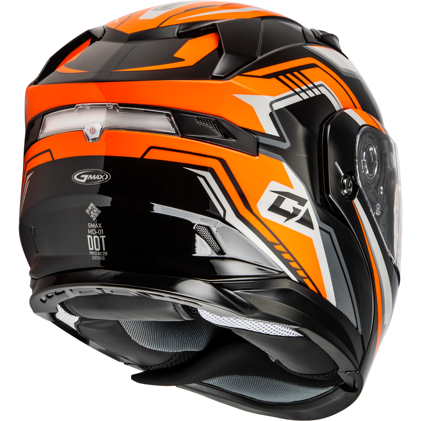 Md 01s Transistor Snow Helmet Orange/Black Xs