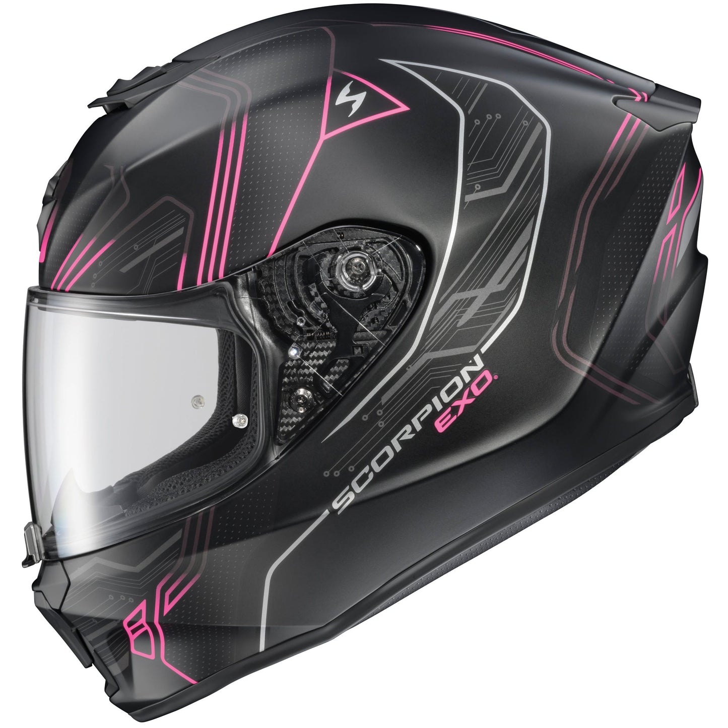 Exo R330 Full Face Helmet Bendr White/Pink Lg