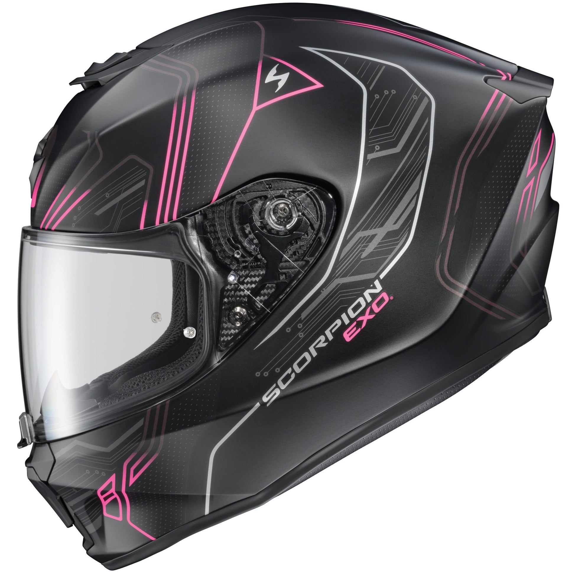 Exo R330 Full Face Helmet Bendr White/Pink Lg