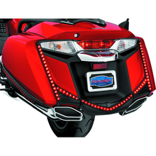 Kuryakyn L.E.D. Rear Fender Tip 12-17 GL1800 Gloss Black Smoke Lens