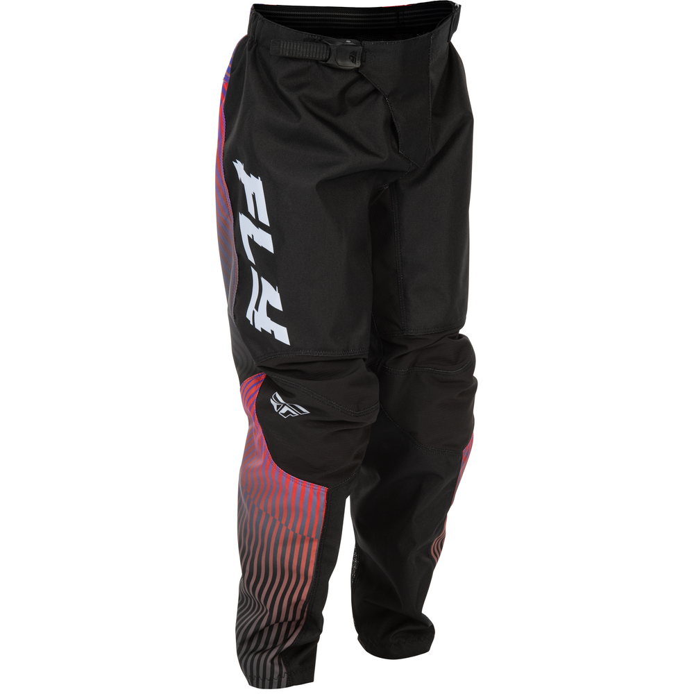 Youth F 16 Pants Black/Red/Purple Sz 24