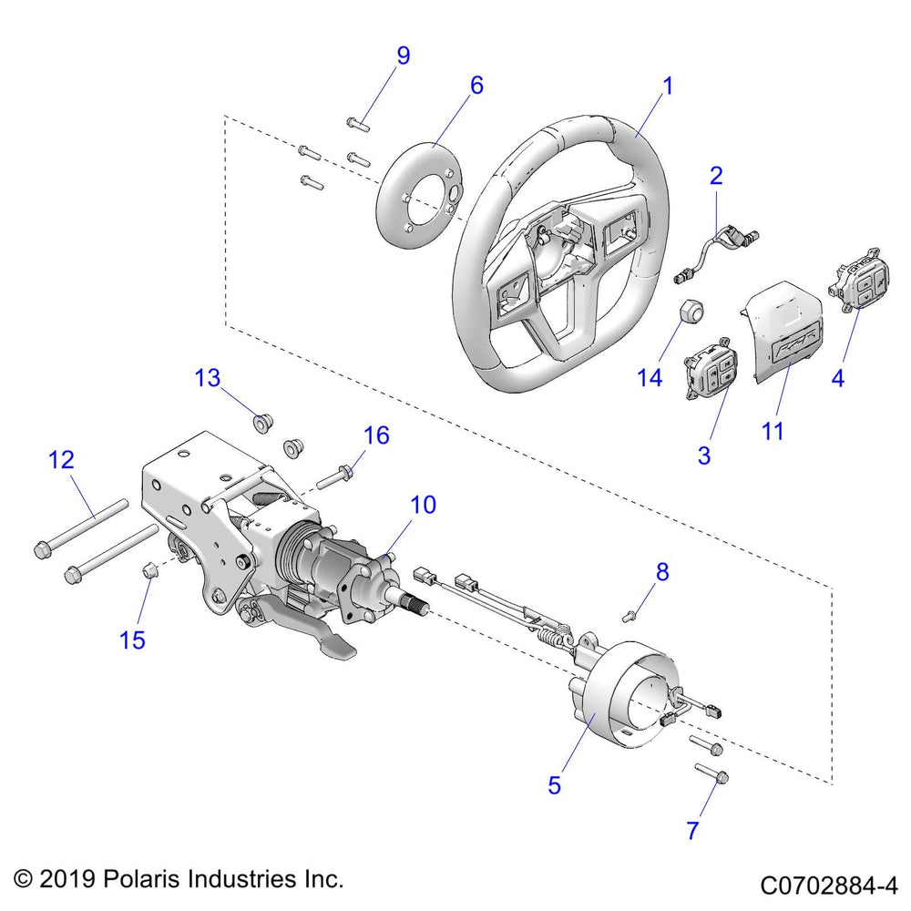 
                      
                        Polaris RZR Module Switch, Steering Wheel, Left, Genuine OEM Part 4018974, Qty 1
                      
                    