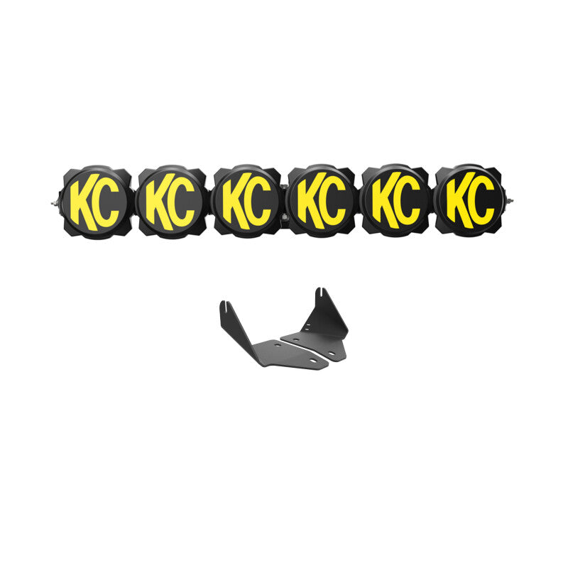 KC HiLiTES 2020+ Polaris RZR Turbo R/Pro XP 39in. Pro6 Gravity LED 6-Light 120w Combo Beam