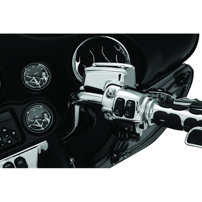 Kuryakyn Handlebar Control Dress Up Kit Chrome