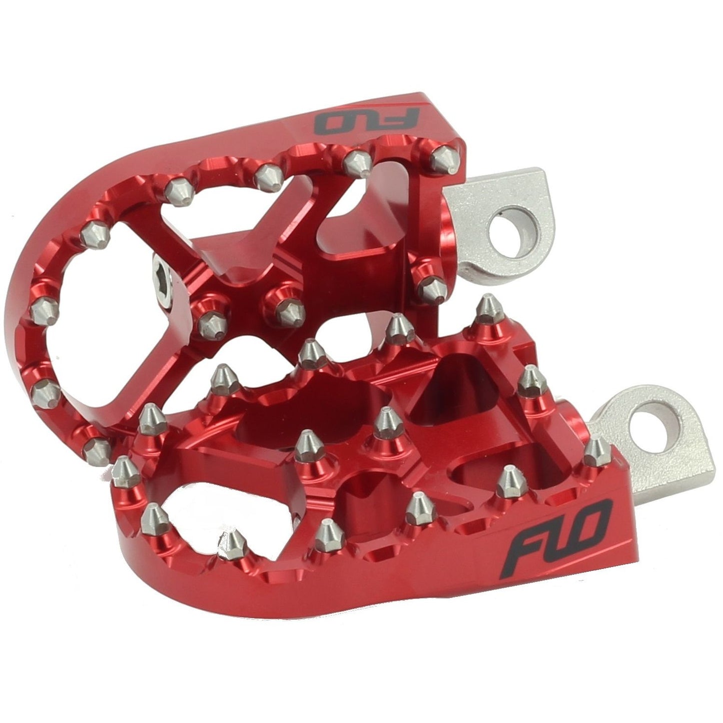 Bmx Style Foot Pegs Red