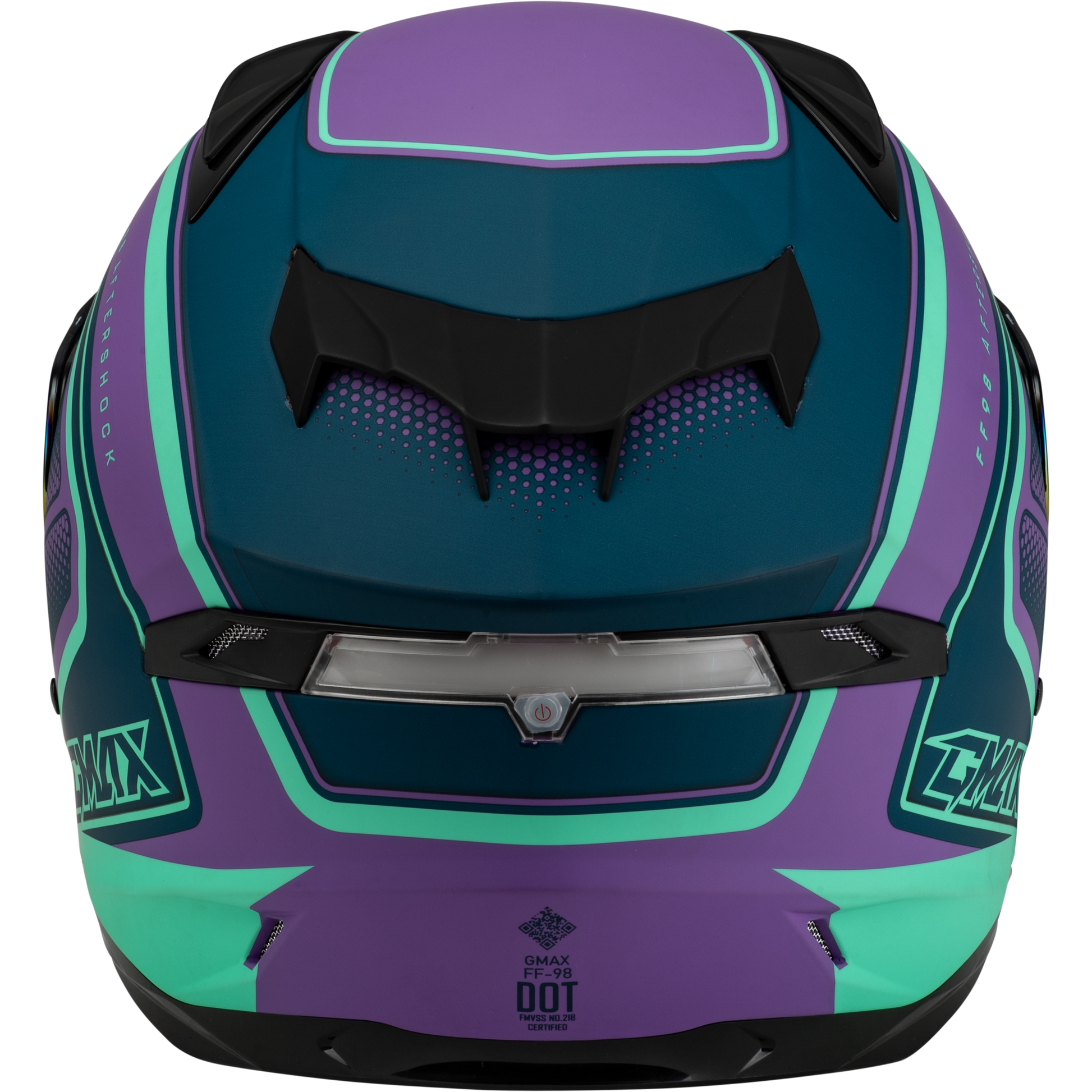Ff 98 Aftershock Helmet Matte Purple/Blue Sm