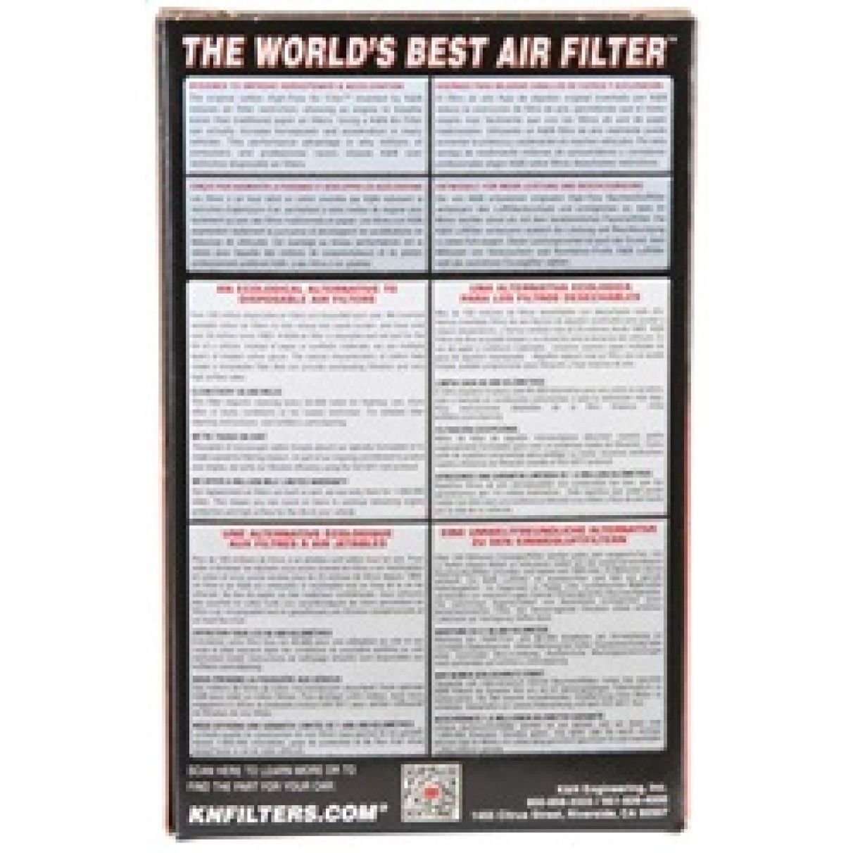 K&N 01-09 Yamaha FJR1300 Air Filter