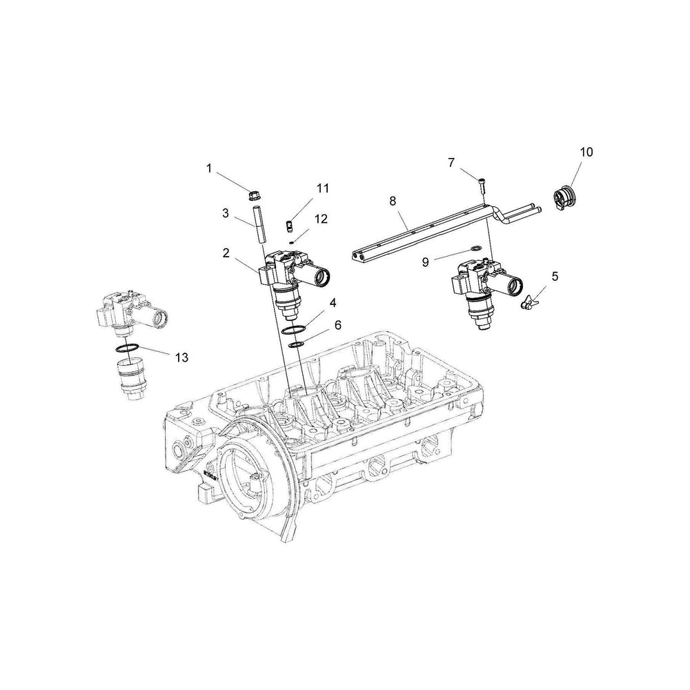 Polaris Ranger Injection Pump, Genuine OEM Part 3040124, Qty 1