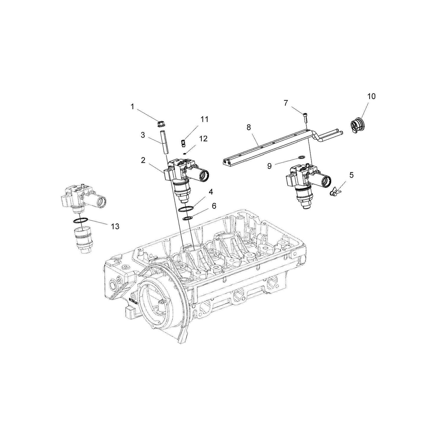 Polaris Ranger Injection Pump, Genuine OEM Part 3040124, Qty 1
