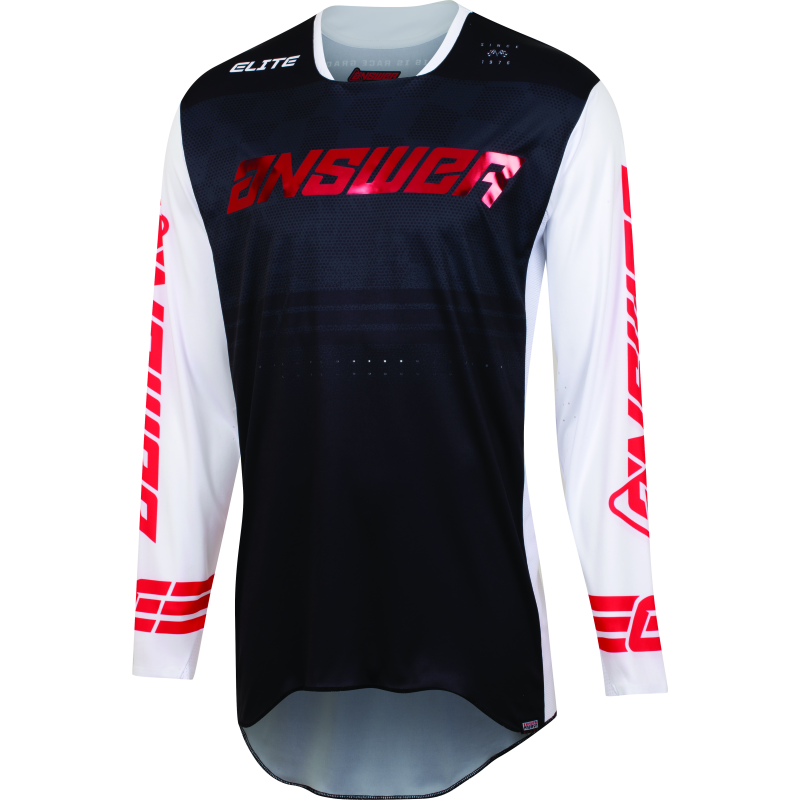 Answer 23 Elite Finale Jersey Black/White/Red - XS