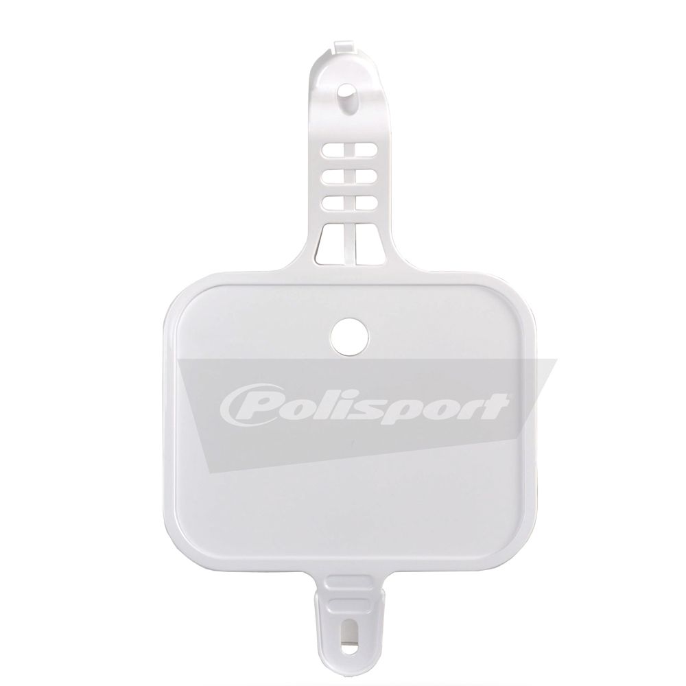 Front Number Plate White