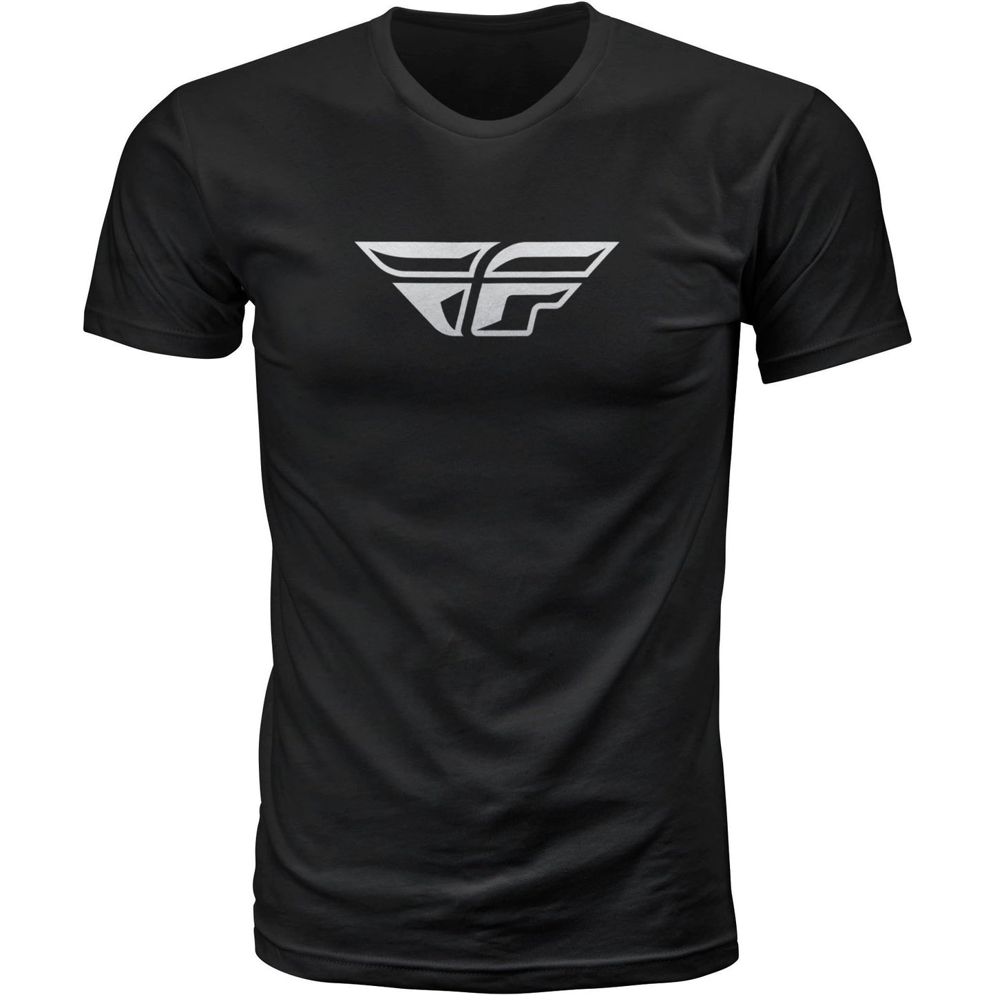 Fly F Wing Tee Black Lg