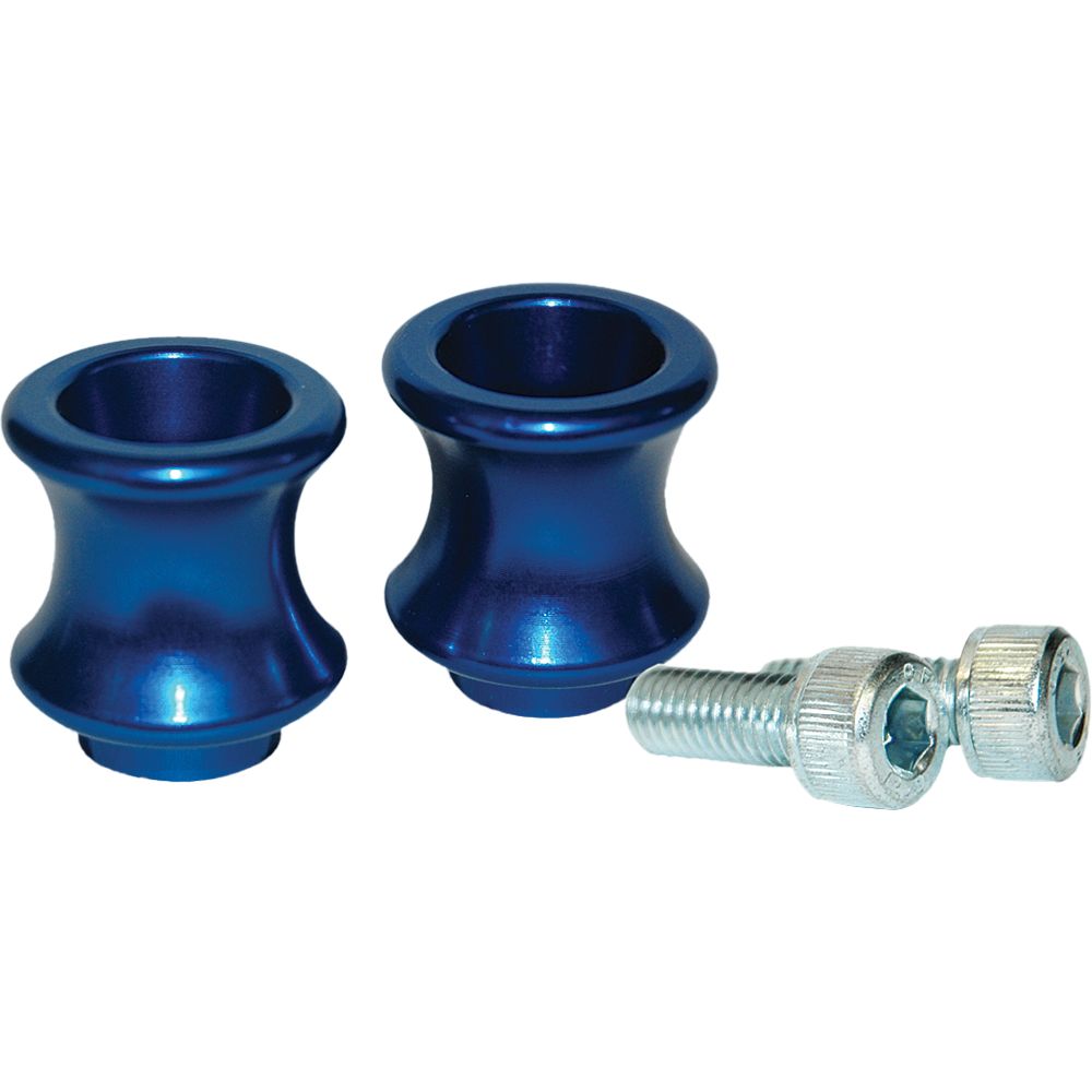 Swingarm Spools 8mm Blu Apr/Duc/Hon/Suz