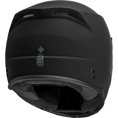 Ff 18 Solid Helmets Matte Black Sm