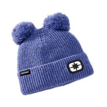 Polaris Off Road Youth Double Pom Beanie Blue