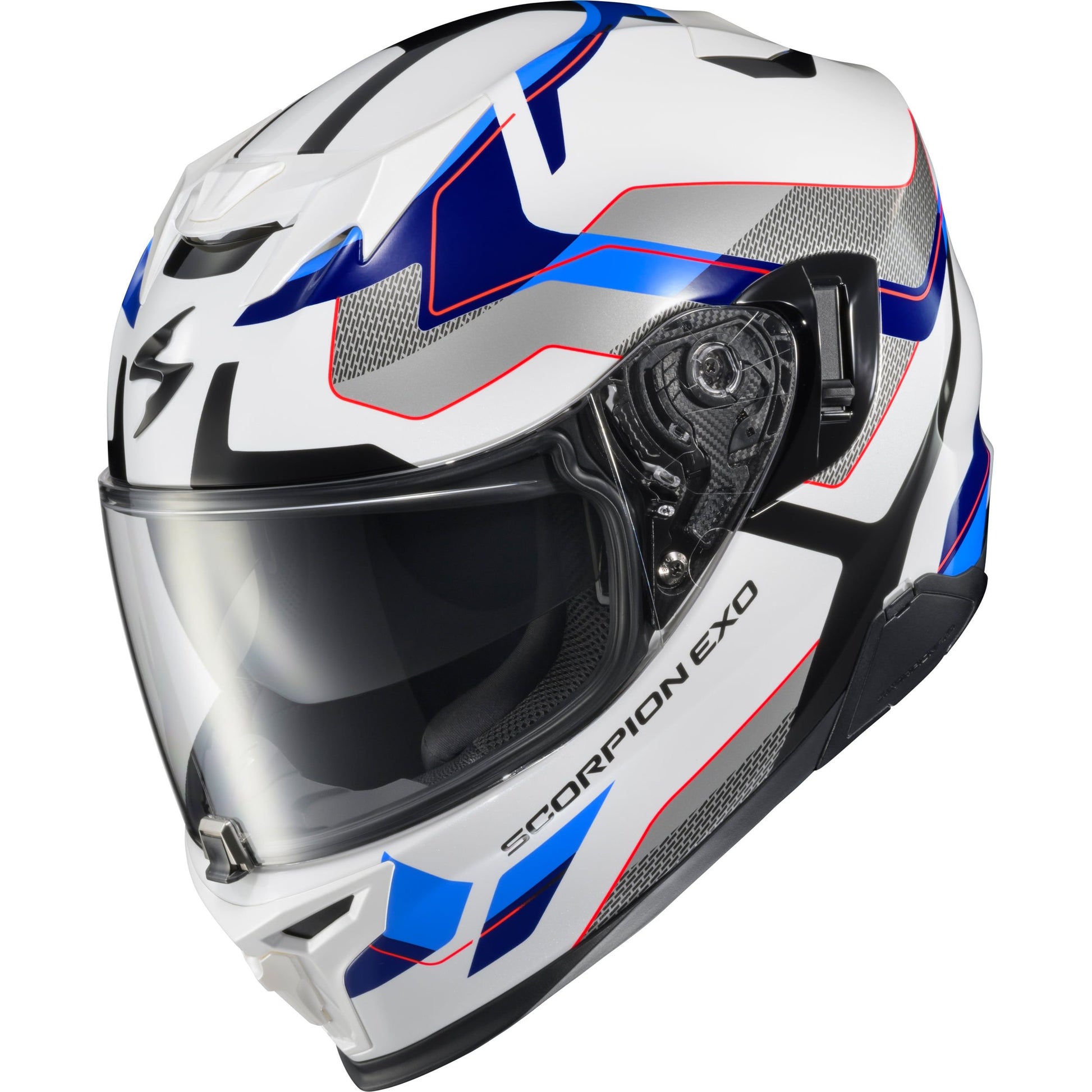 Exo T520 Full Face Helmet Zuse White/Blue 2x