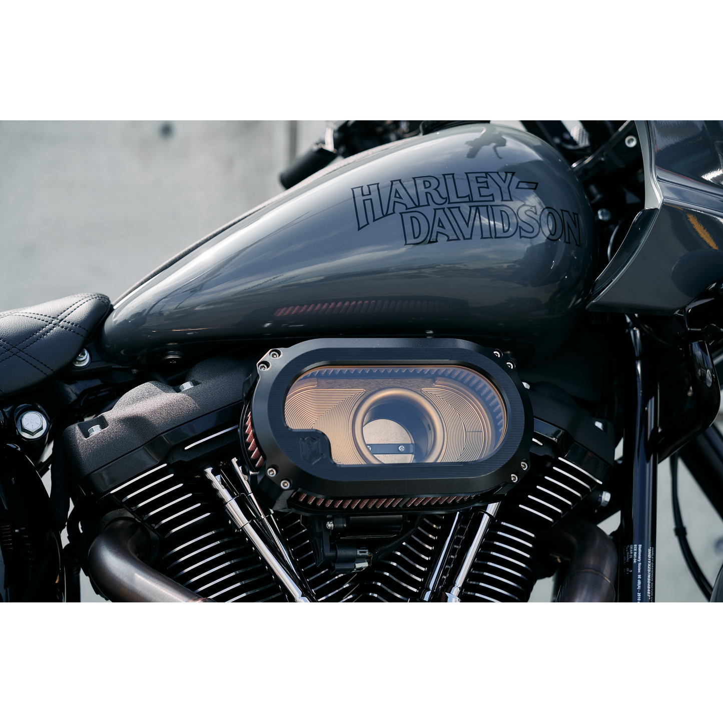 Nl Tc Air Cleaner W/Glass Black W/Gold