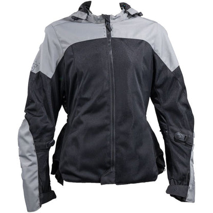 Speed and Strength Starstruck Mesh Jacket Grey/Black Womens - Medium