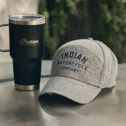 Indian Motorcycle Logo Print Performance Cap, Gray