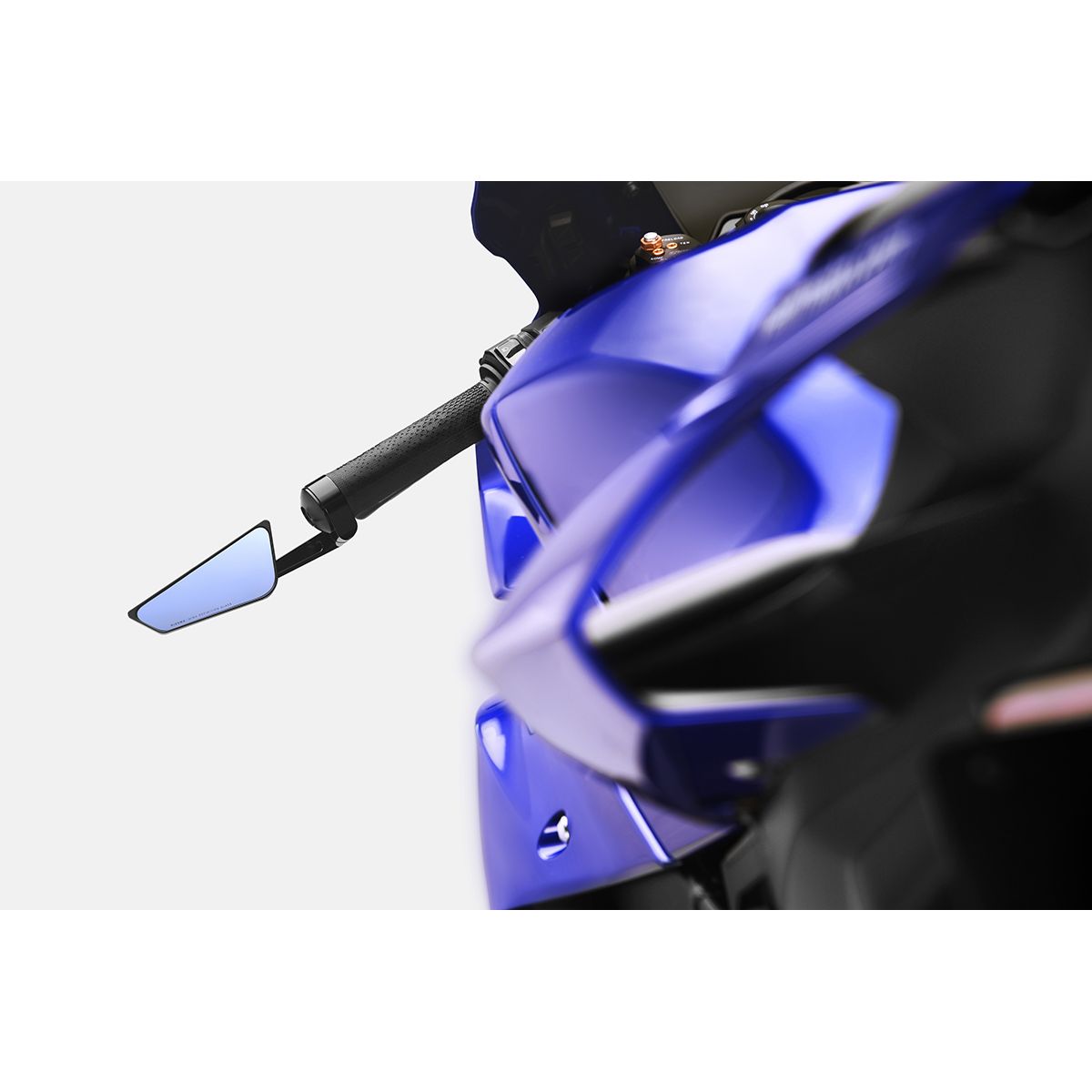 Cut Edge Bar End Mirror Universal Left Black Ea