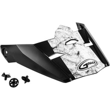 Visor W/Screws Dominant Mx 46 Matte Black/White/Red Md 2x