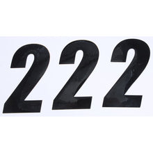 Number 2 Black 6" 3/Pk