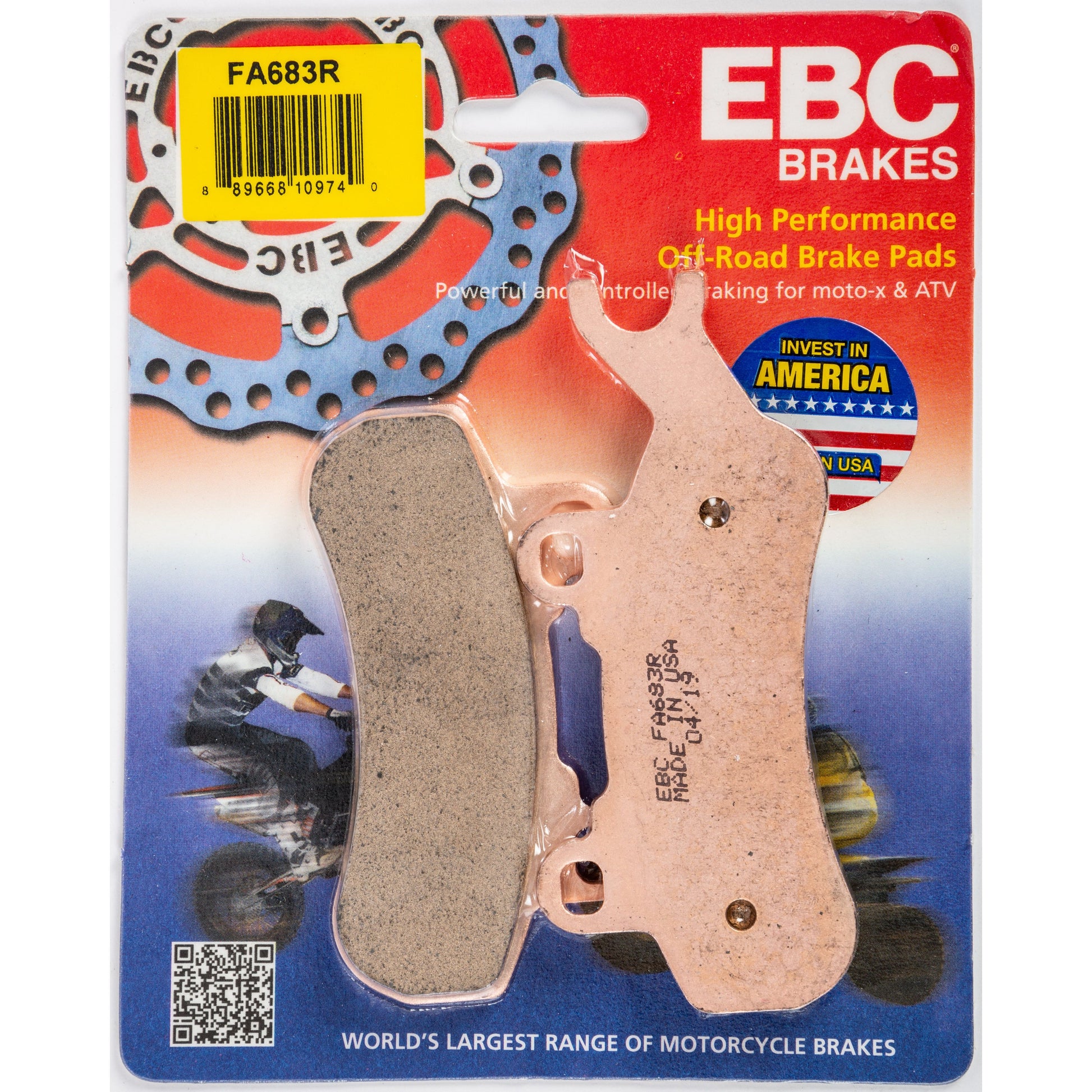Brake Pads Fa683r Sintered R Series