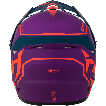 Mx 46 Compound Helmet Matte Purple/Coral/Blue Xl