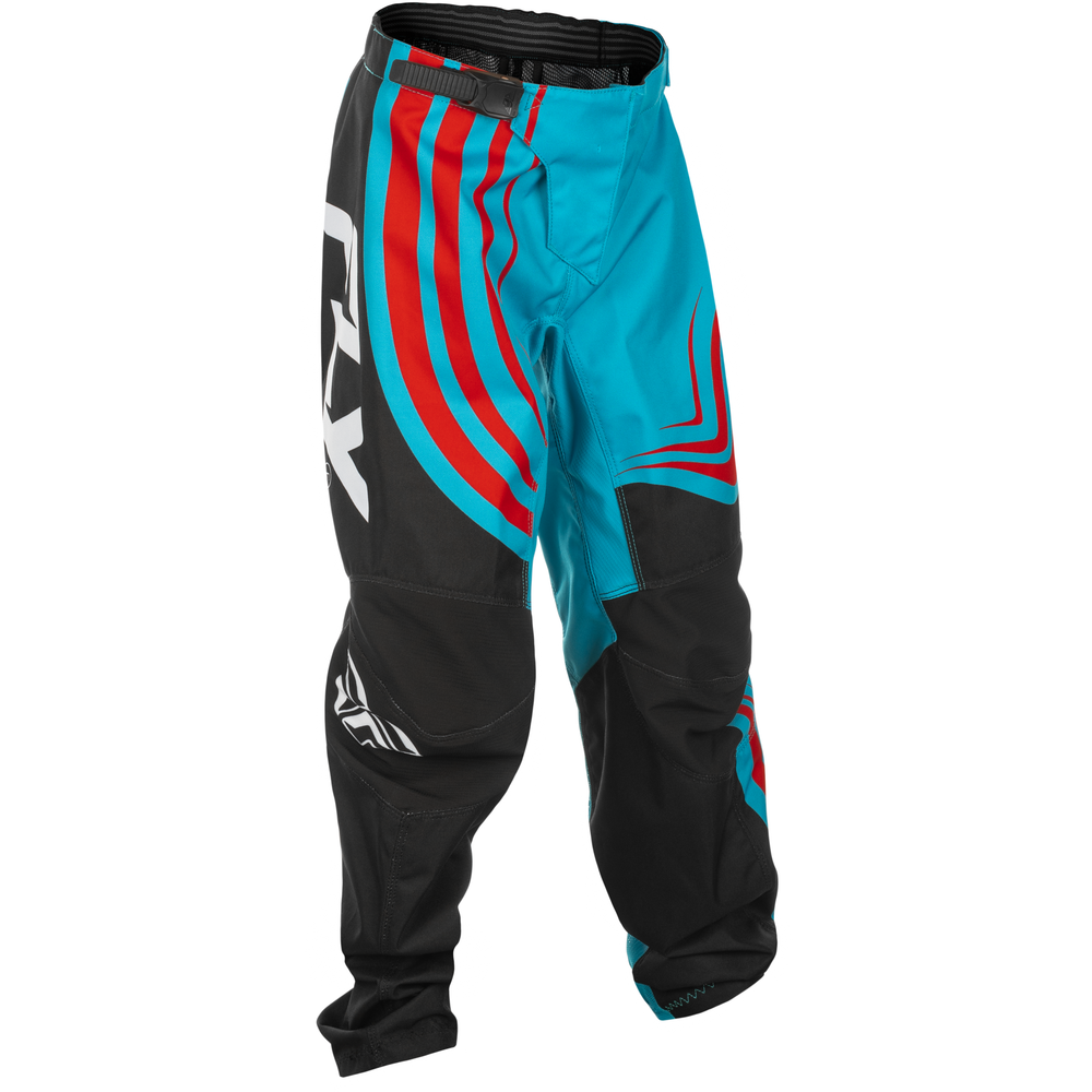 Youth F 16 Pants Cyan/Black/Red Sz 26