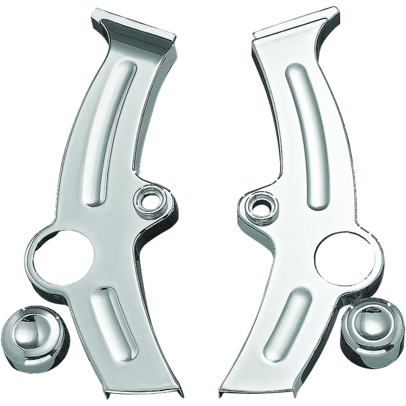 Kuryakyn Boomerang Frame Covers For 00-07 Softail Chrome