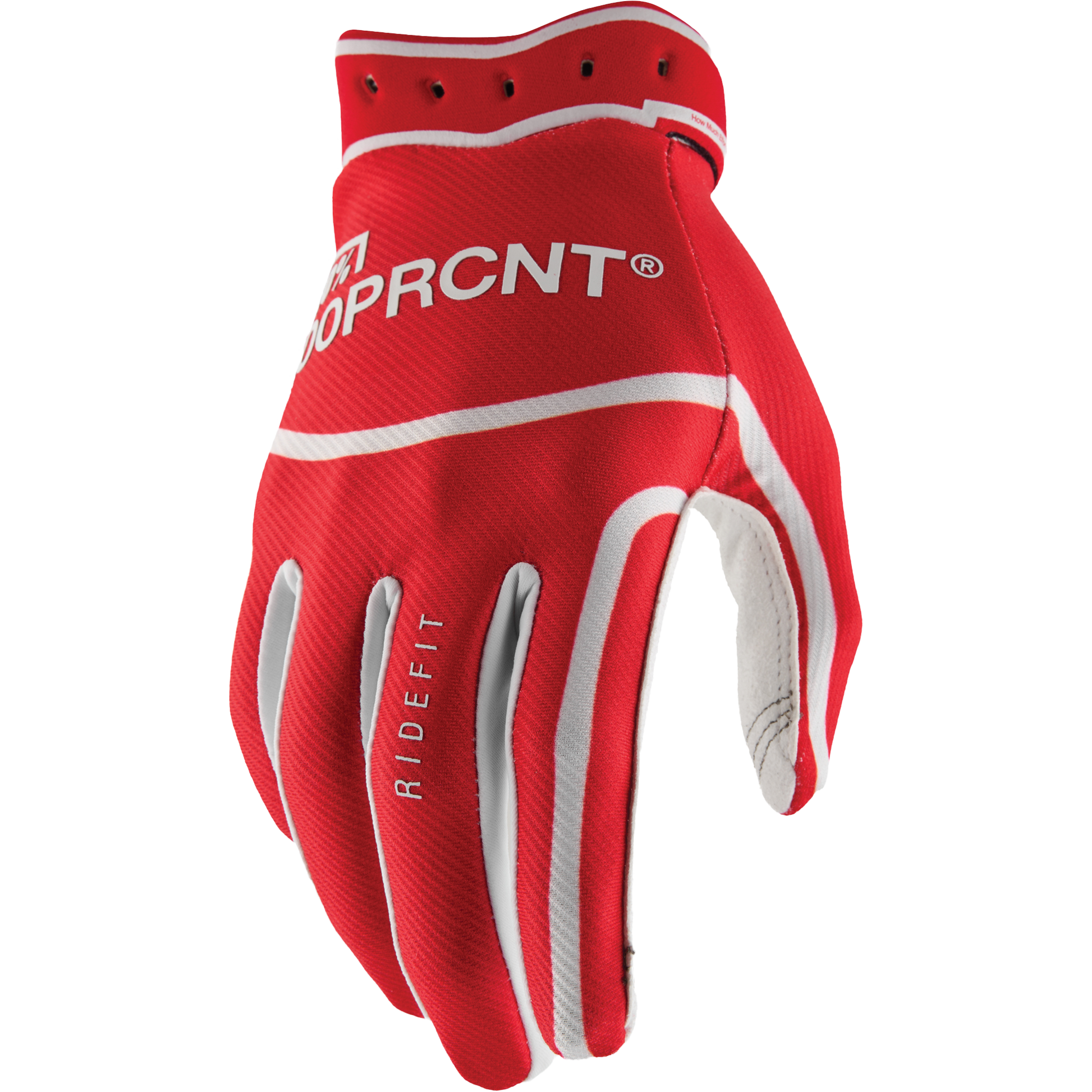 Ridefit Gloves Red Lg