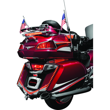 Kuryakyn L.E.D. Lighted Trunk Lid Handle 01-17 GL1800 Chrome