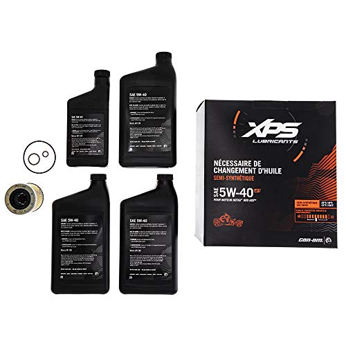 Can-Am Ryker 4T 5W-40 Synthetic Blend Oil Change Kit Rotax 900 CC engine - 9779299