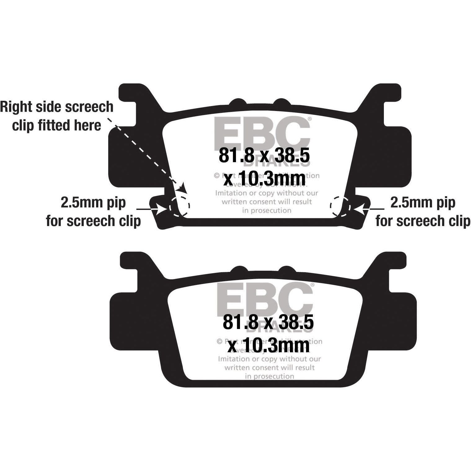 Brake Pads Fa704sv Severe Duty Sv Series