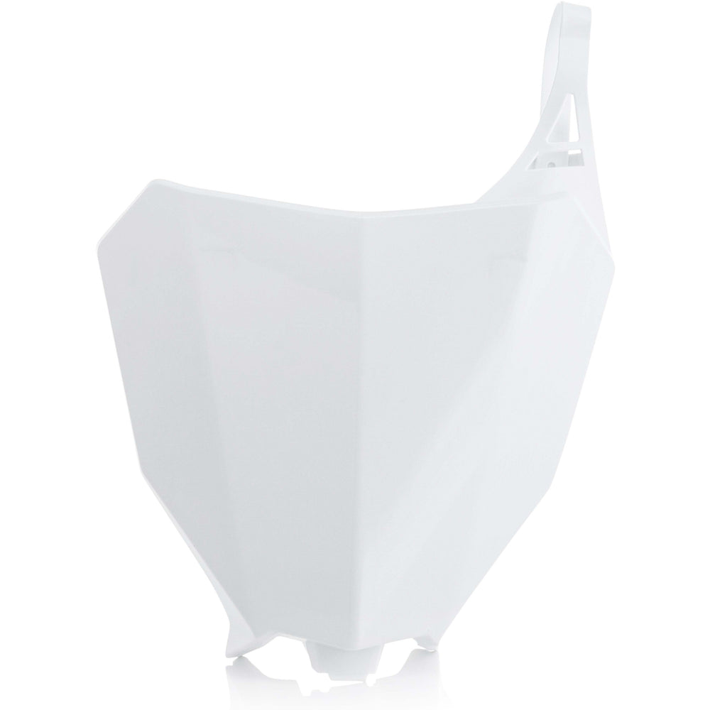 Front Number Plate White