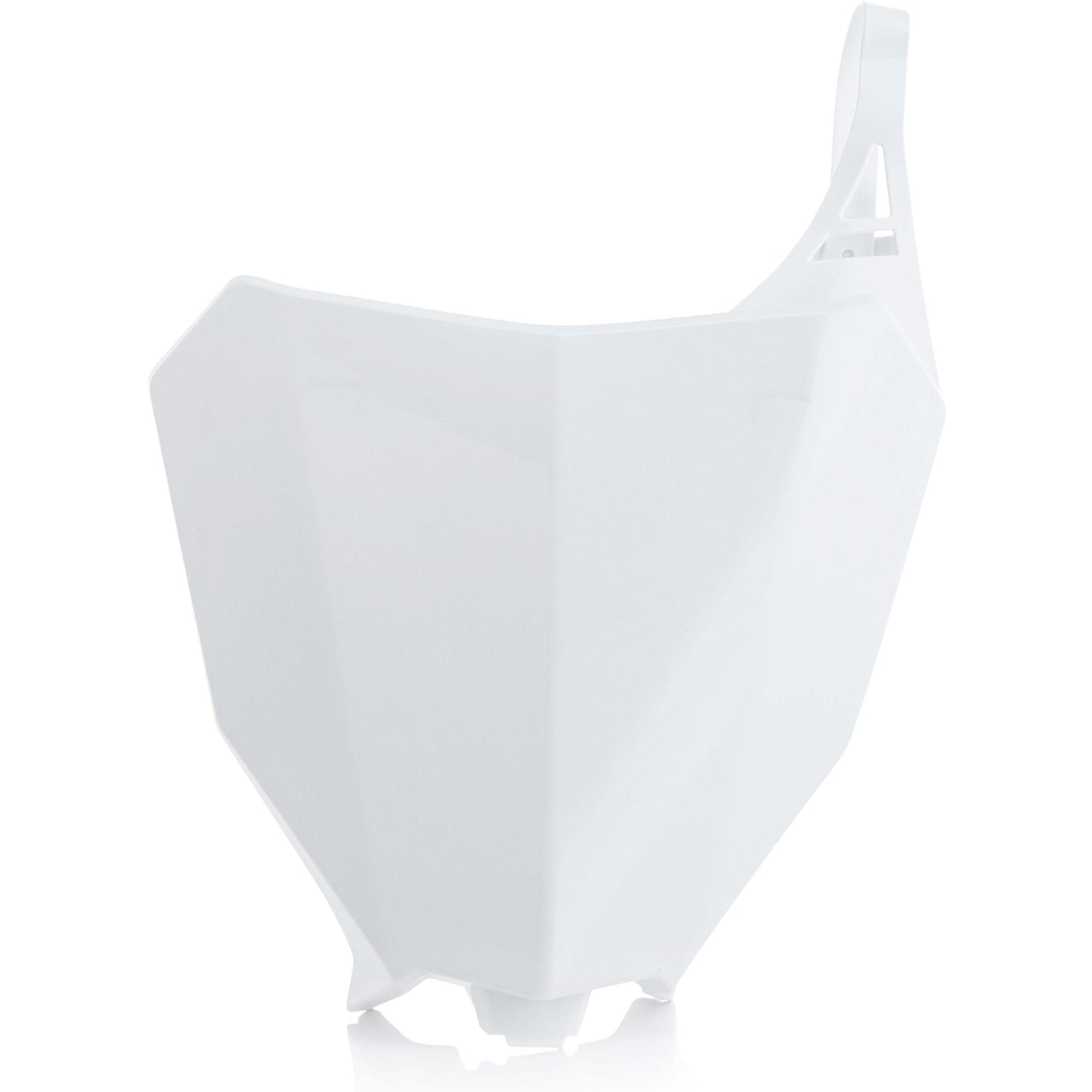 Front Number Plate White