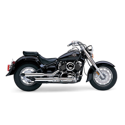 Blvd Slashcut Slip On Chrome Yam V Star 650