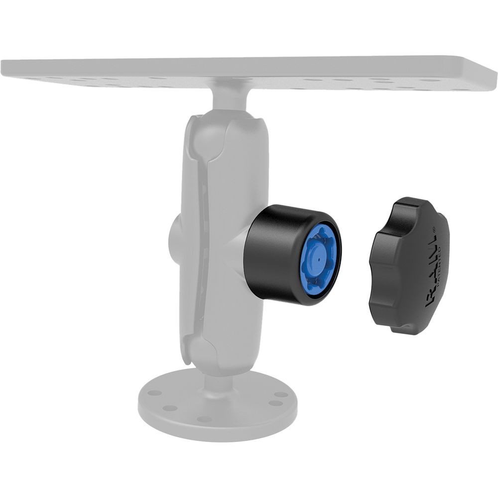 Pin Lock Security & Key Knob 1" Diameter B Size Arms