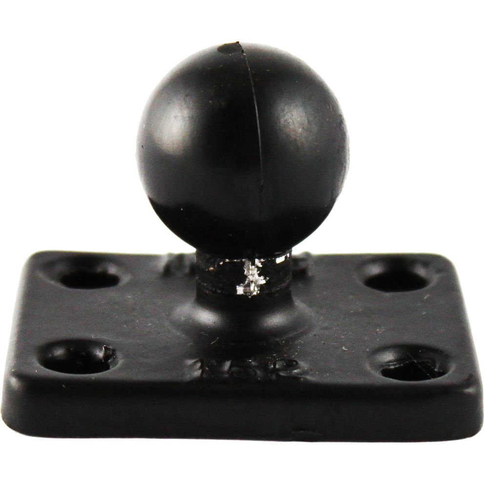 Rectangle Base W/1" Ball 1.5"X2"