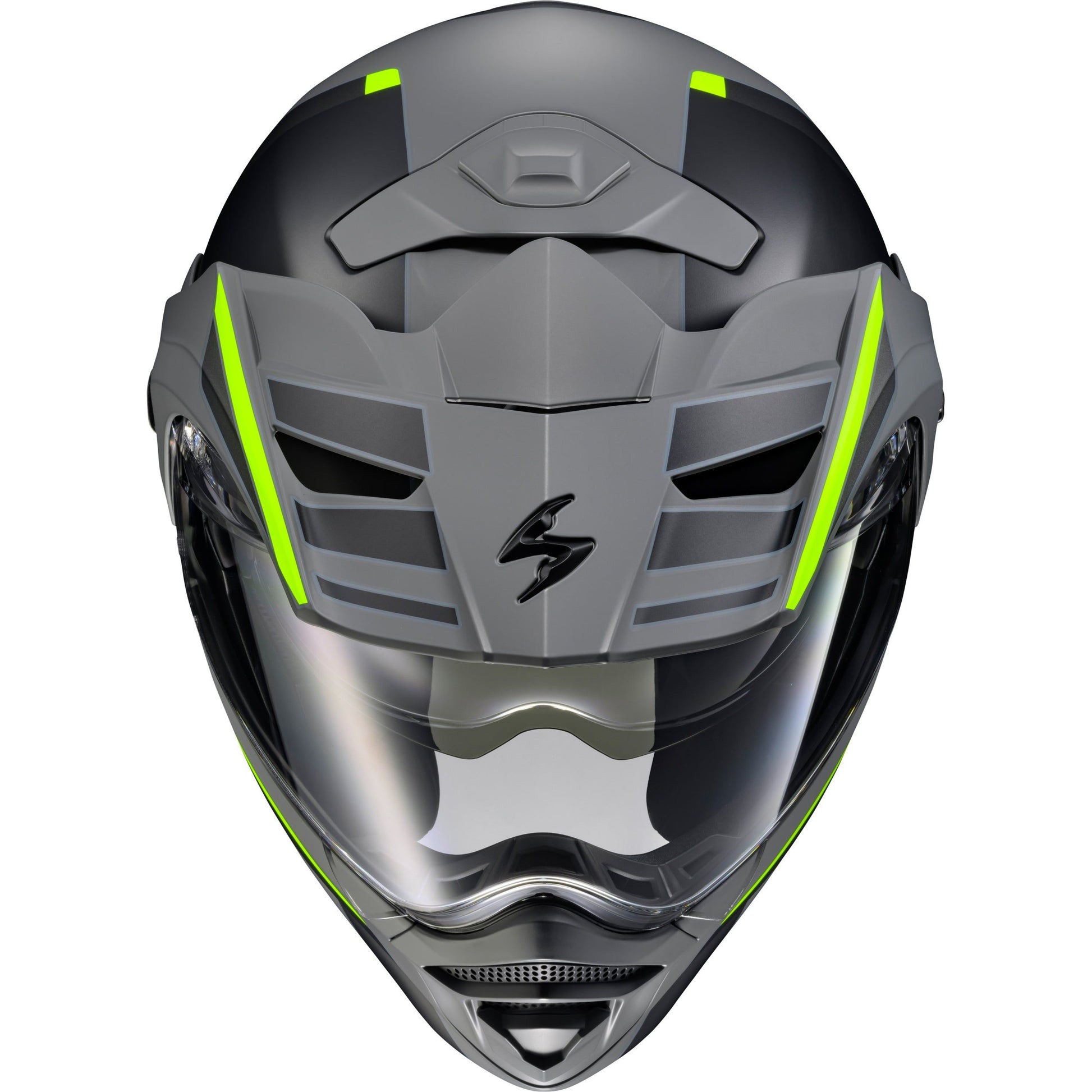 Exo At960 Modular Helmet Monk Grey/Hi Viz Md