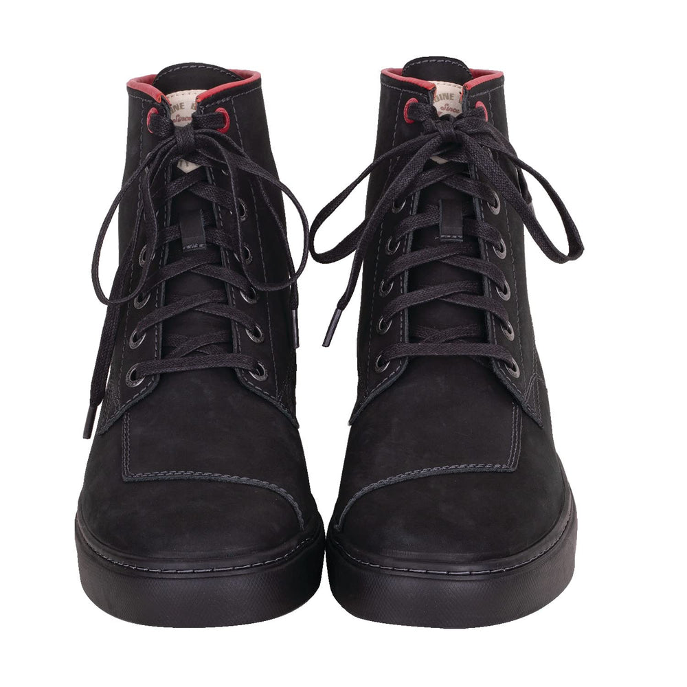 
                      
                        Indian Motorcycle Men's Leather Bryant Sneaker, Black - 10
                      
                    