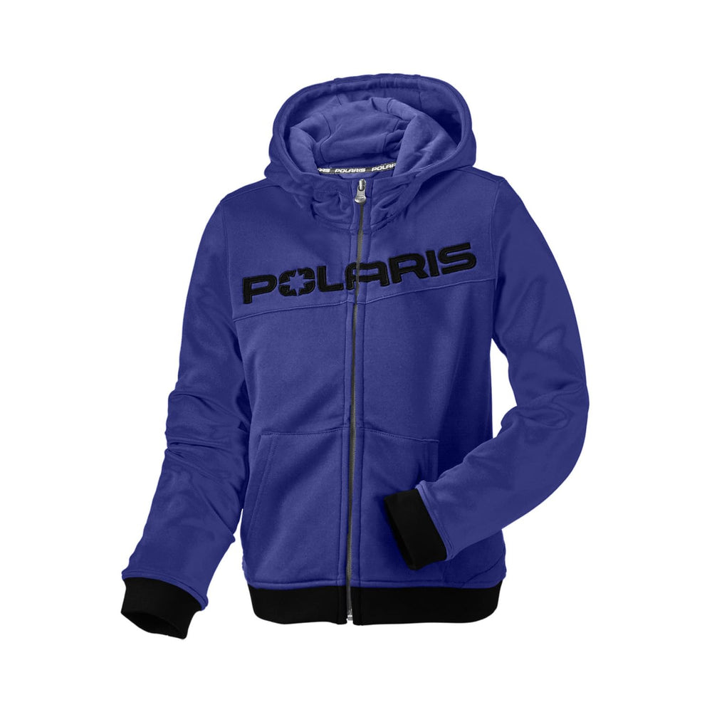 Polaris Off Road Youth Tech Full Zip Hoodie - S Blue/Black
