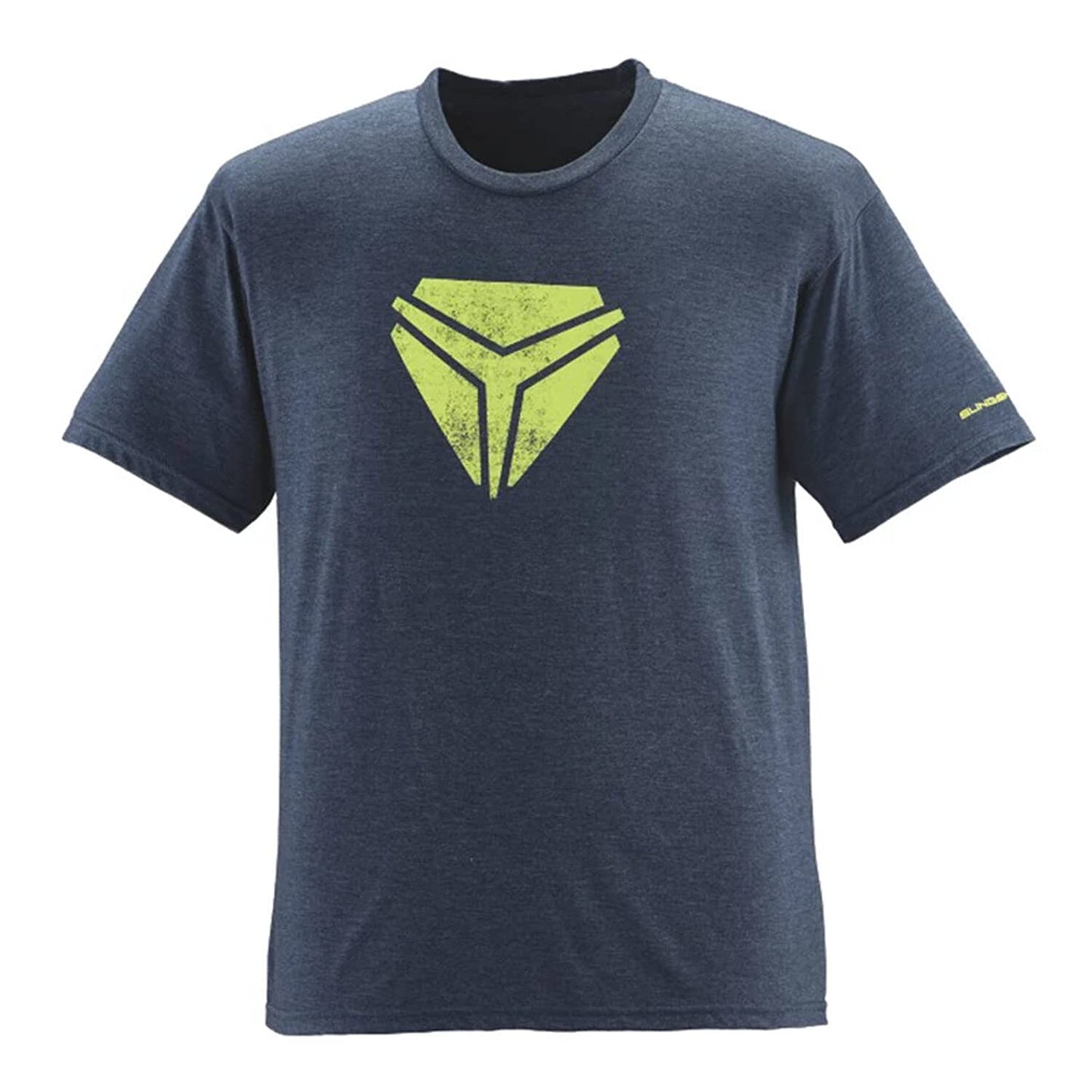Polaris Slingshot Men�s Short-Sleeve Vintage Graphic T-Shirt with Slingshot Shield - XL Navy/Lime