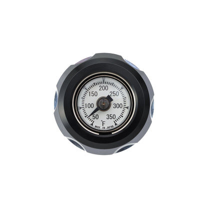 Oil Temp Dip Stick M8 Black And Machined