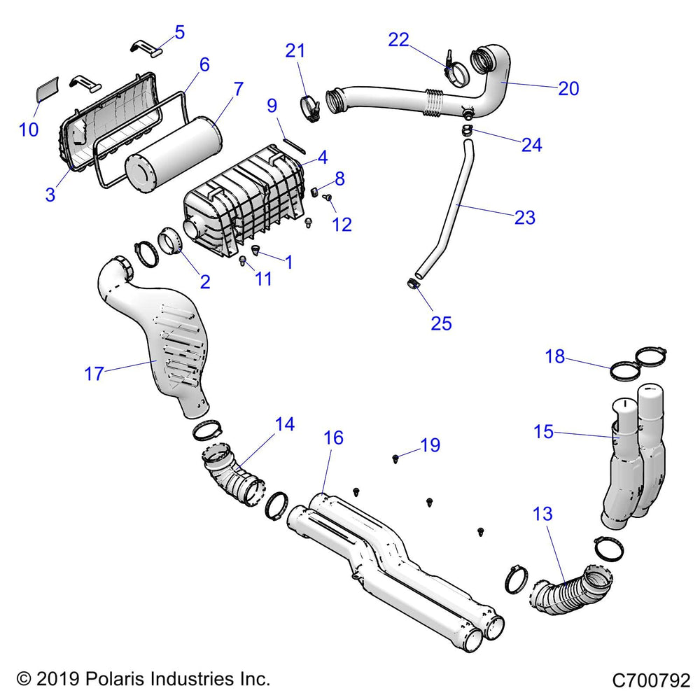 
                      
                        Polaris RZR Airbox, Genuine OEM Part 5451098, Qty 1
                      
                    