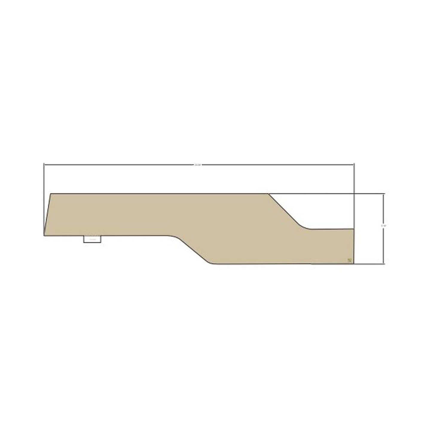 Polaris Ranger Tailgate Decal, Right, Genuine OEM Part 7191982, Qty 1